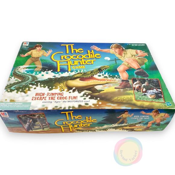 VTG 1999 Crocodile Hunter Board Game Motorized Steve Irwin COMPLETE Works READ - Picture 12 of 16